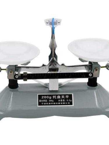 新天平秤托盘砝码教学仪器200g500g机械天平物理器材实验室教具品